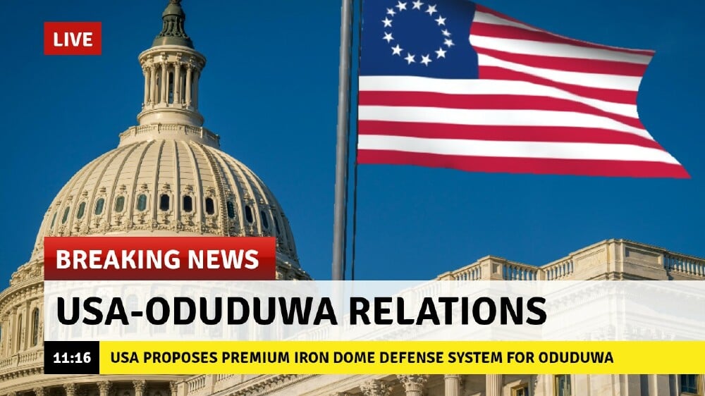 USA Proposes Premium Iron Dome Defense System for Oduduwa